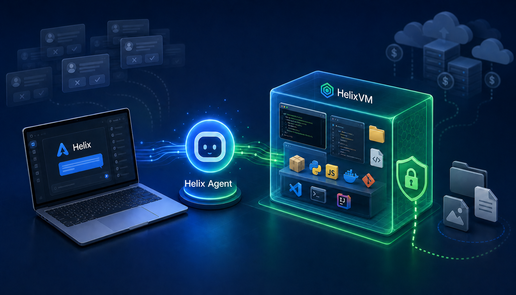 HelixVM: an AI agent running inside a lightweight local VM sandbox